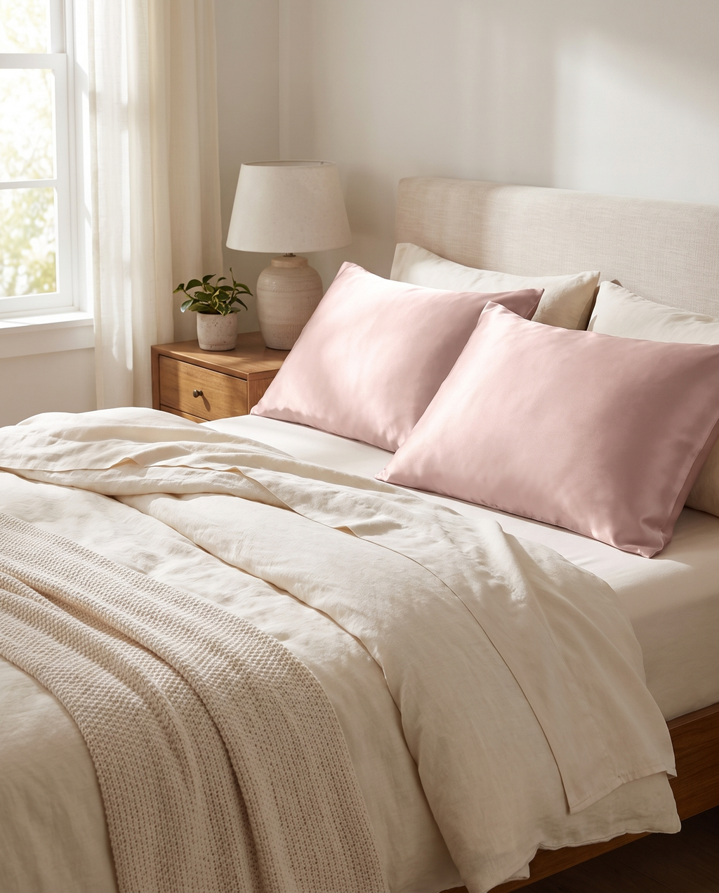 Satin Pillowcase Pair