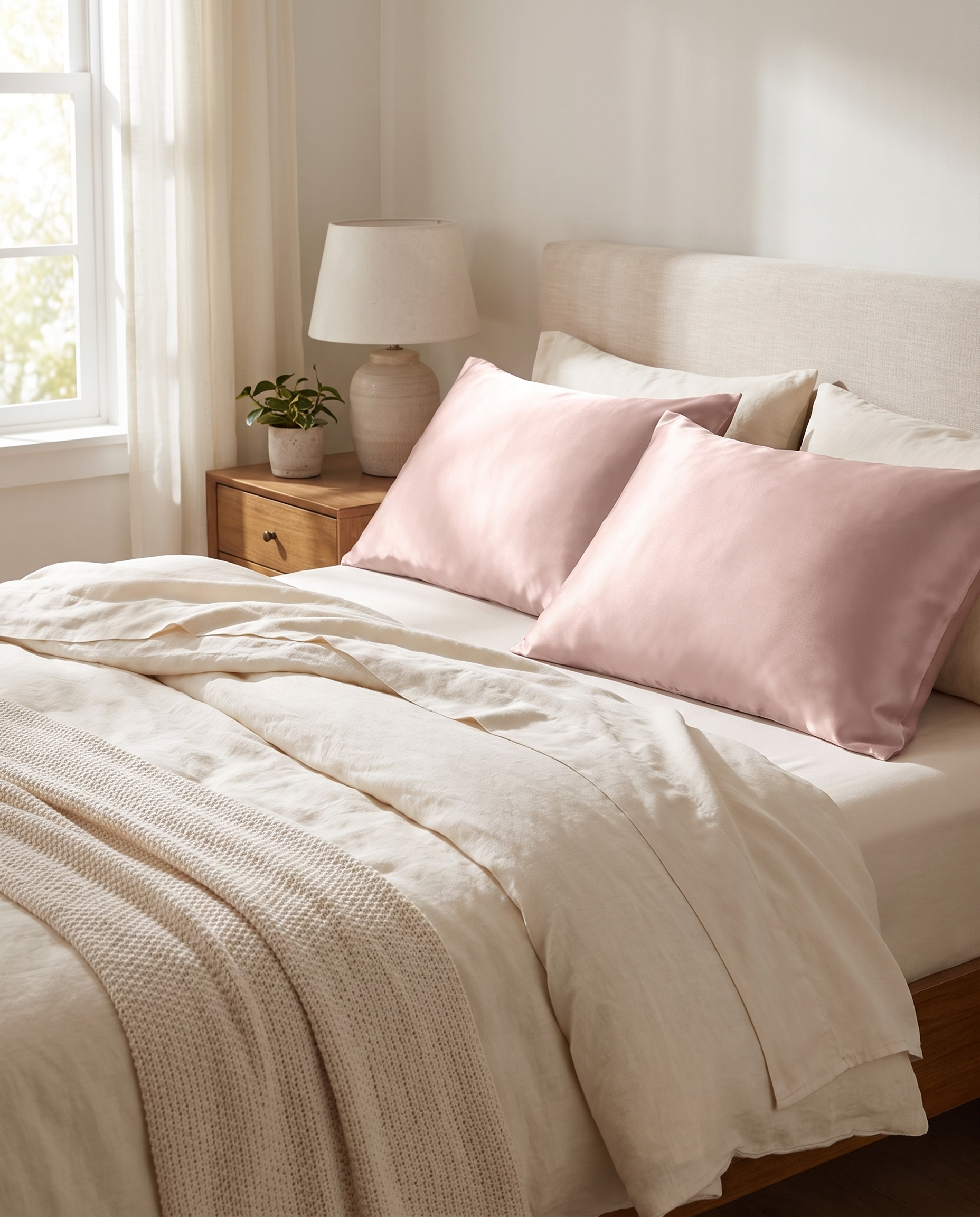 Satin Pillowcase Pair