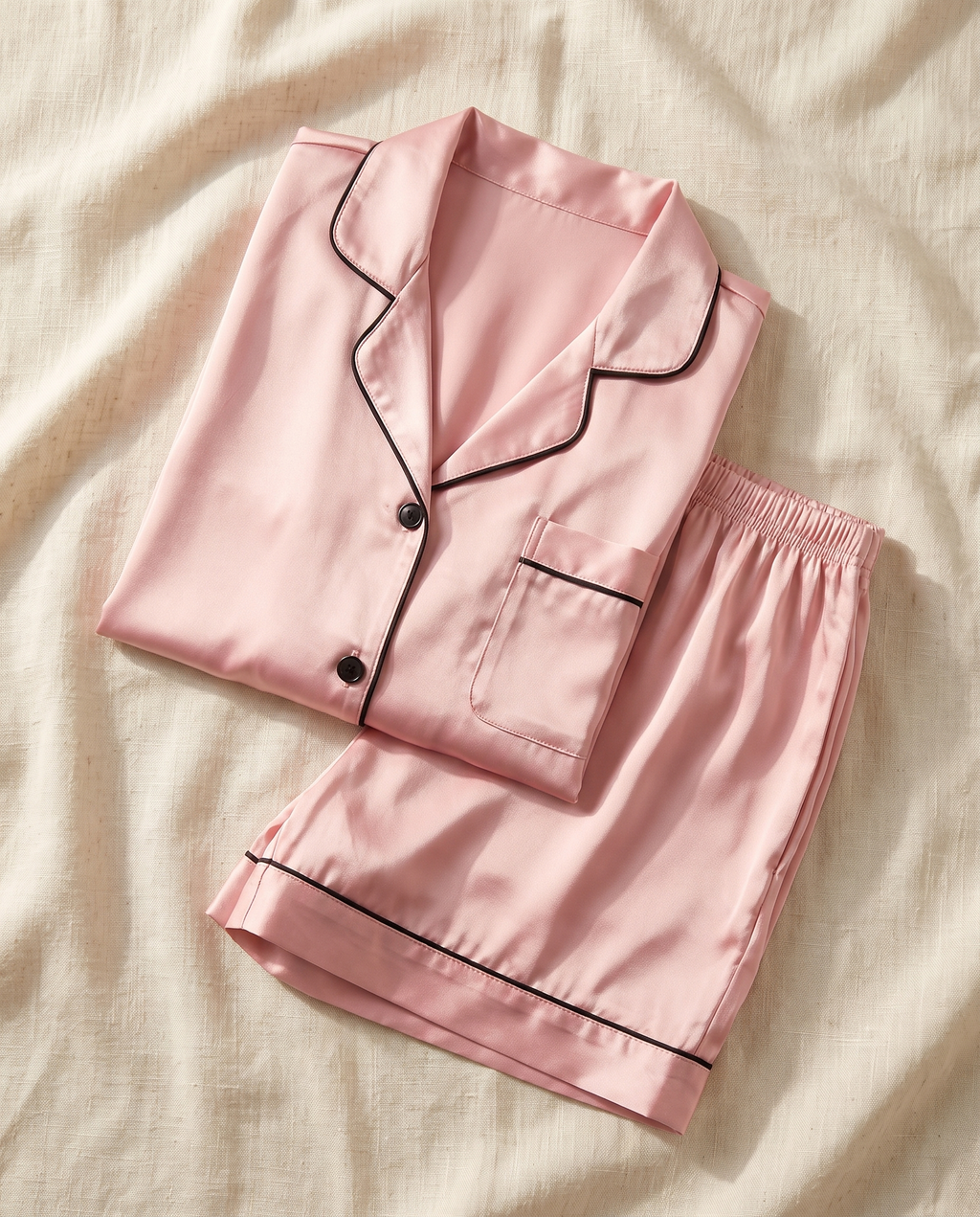 Silk Short Sleep Set