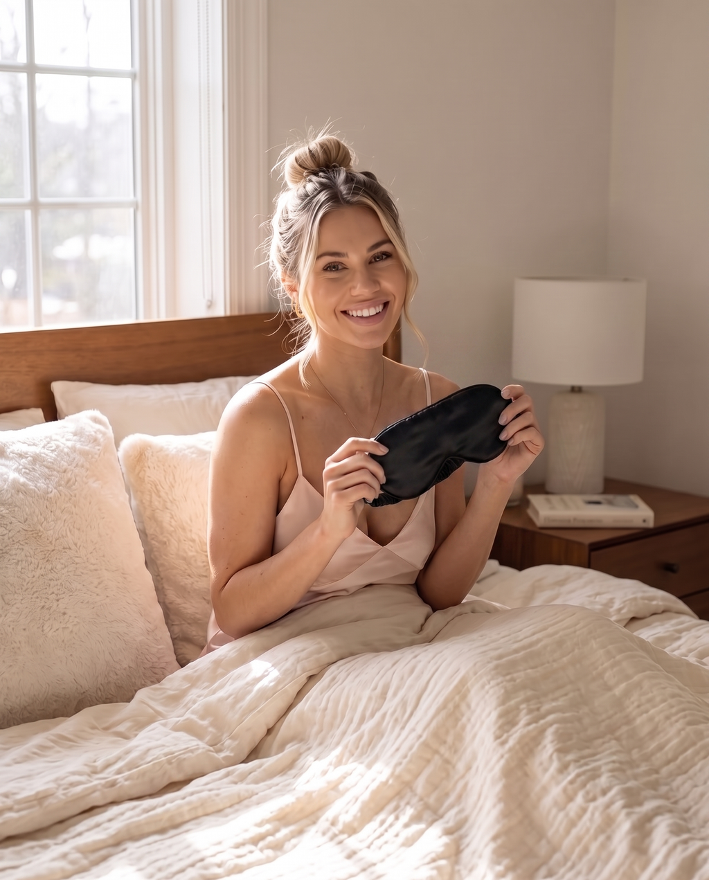 Silk Sleep Mask - Black